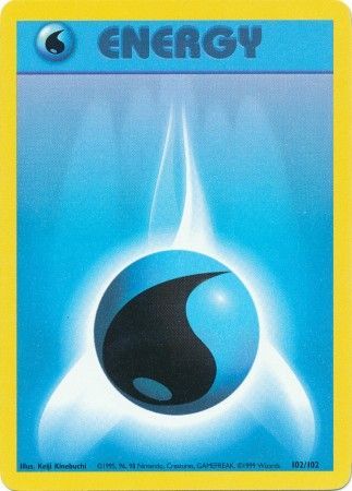 Water Energy (102/102) [Base Set Unlimited] | Shuffle n Cut Hobbies & Games