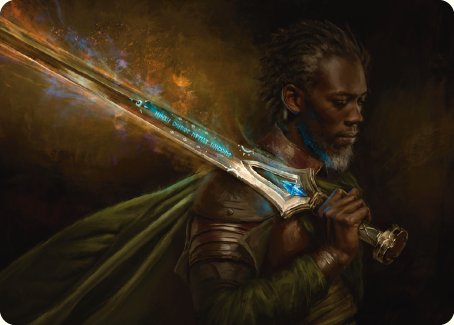 Anduril, Flame of the West Art Card [The Lord of the Rings: Tales of Middle-earth Art Series] | Shuffle n Cut Hobbies & Games