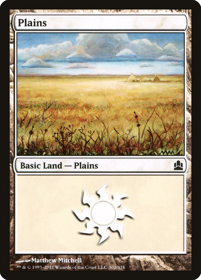 Plains (302) [Commander 2011] | Shuffle n Cut Hobbies & Games