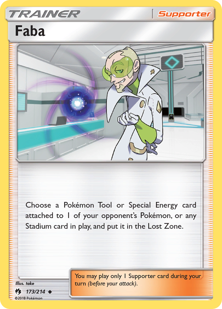 Faba (173/214) [Sun & Moon: Lost Thunder] | Shuffle n Cut Hobbies & Games