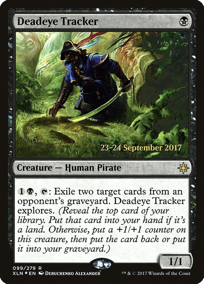 Deadeye Tracker [Ixalan Prerelease Promos] | Shuffle n Cut Hobbies & Games