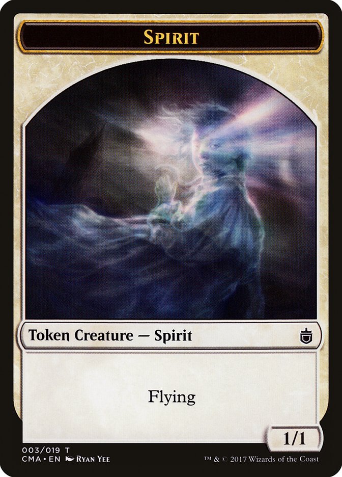 Spirit Token [Commander Anthology Tokens] | Shuffle n Cut Hobbies & Games