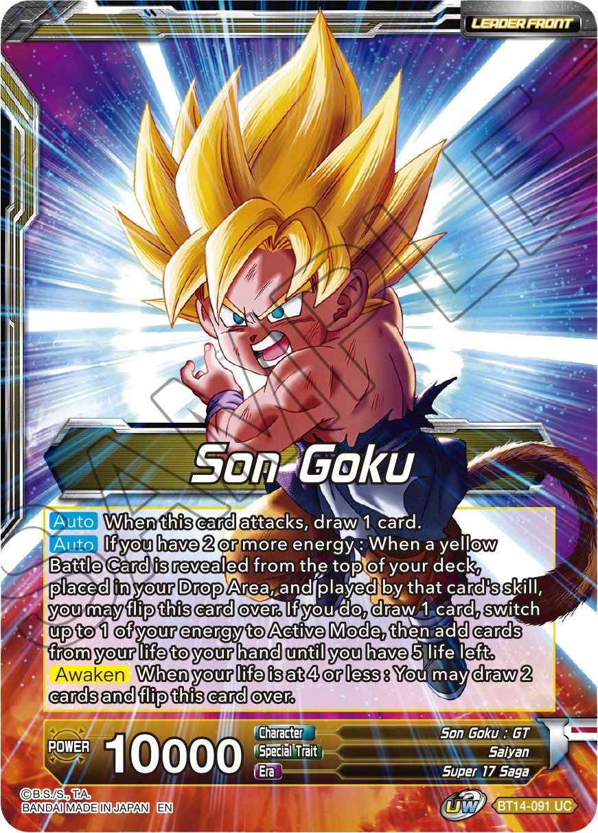 Son Goku // SS4 Son Goku, Returned from Hell (BT14-091) [Cross Spirits Prerelease Promos] | Shuffle n Cut Hobbies & Games