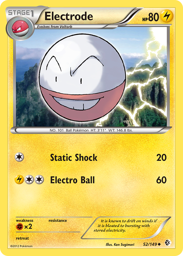 Electrode (52/149) [Black & White: Boundaries Crossed] | Shuffle n Cut Hobbies & Games