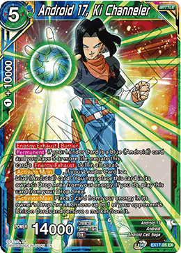 Android 17, Ki Channeler [EX17-05] | Shuffle n Cut Hobbies & Games