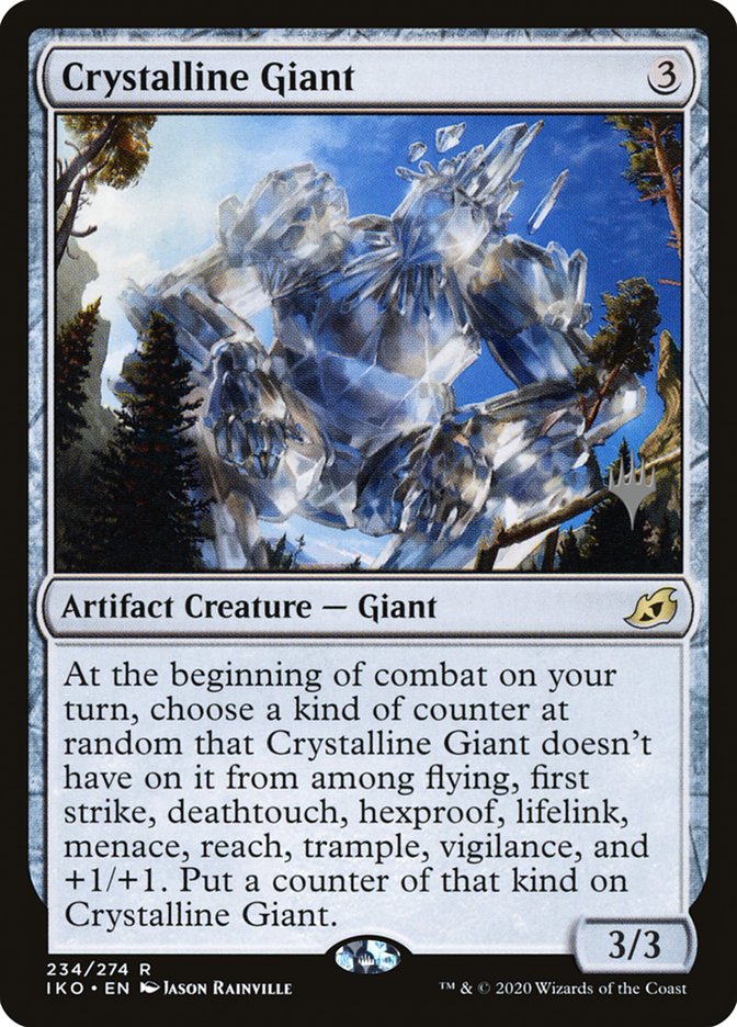 Crystalline Giant (Promo Pack) [Ikoria: Lair of Behemoths Promos] | Shuffle n Cut Hobbies & Games