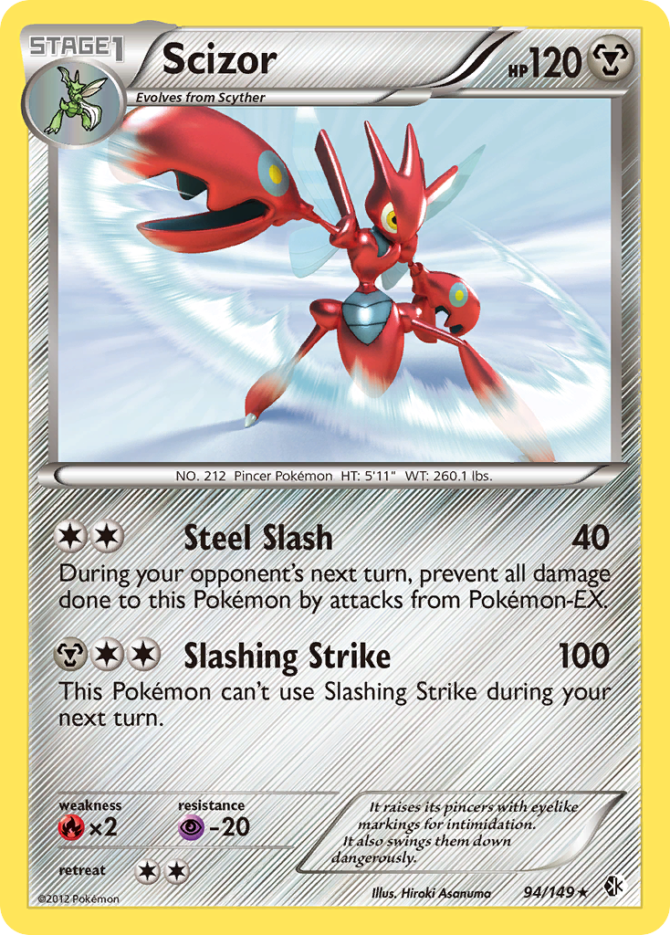 Scizor (94/149) [Black & White: Boundaries Crossed] | Shuffle n Cut Hobbies & Games