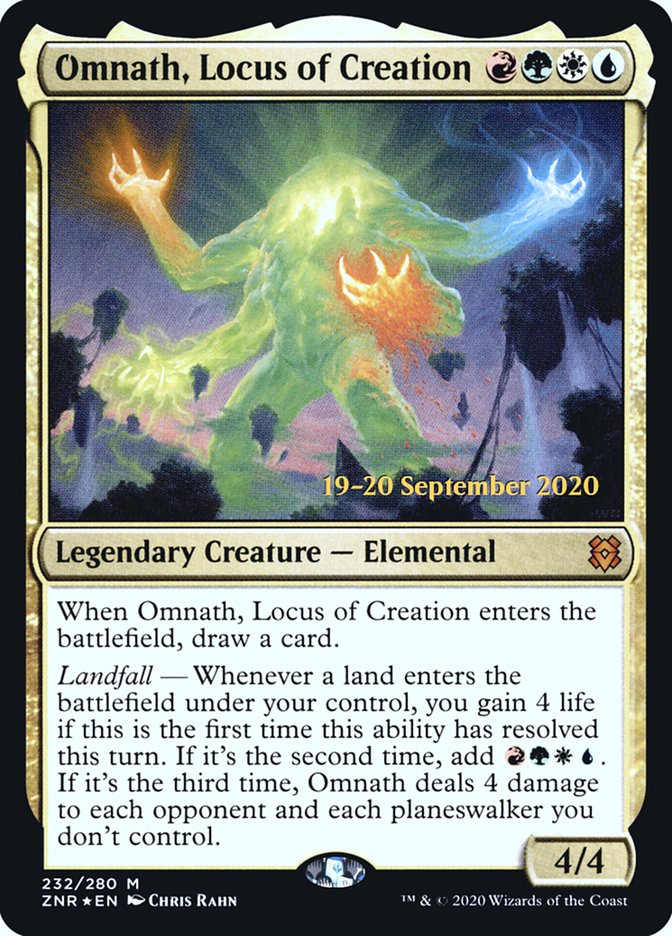 Omnath, Locus of Creation [Zendikar Rising Prerelease Promos] | Shuffle n Cut Hobbies & Games