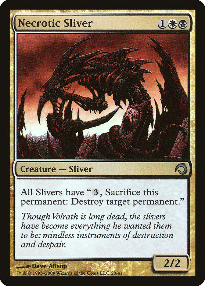 Necrotic Sliver [Premium Deck Series: Slivers] | Shuffle n Cut Hobbies & Games