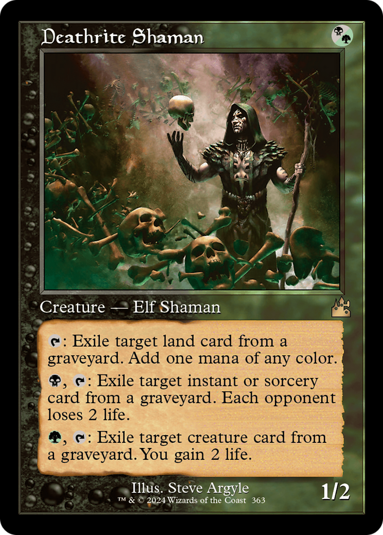 Deathrite Shaman (Retro Frame) [Ravnica Remastered] | Shuffle n Cut Hobbies & Games