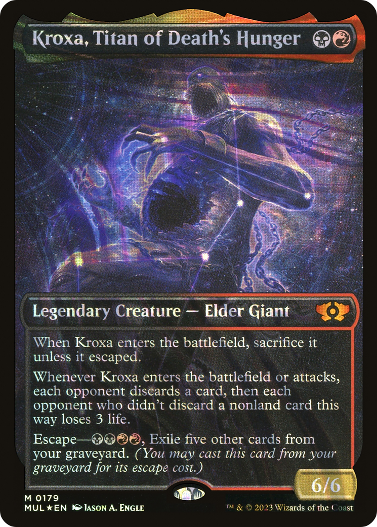 Kroxa, Titan of Death's Hunger (Halo Foil) [Multiverse Legends] | Shuffle n Cut Hobbies & Games