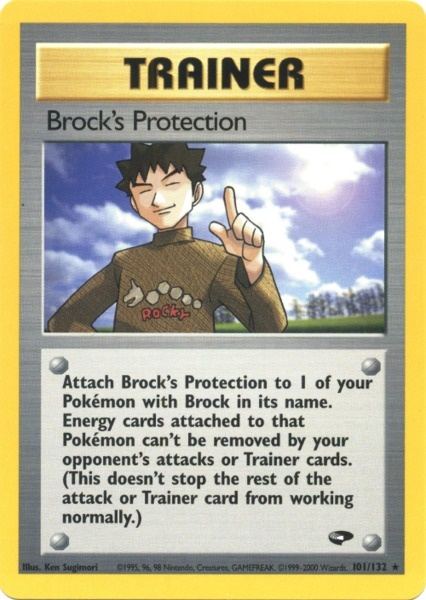 Brock's Protection (101/132) [Gym Challenge Unlimited] | Shuffle n Cut Hobbies & Games