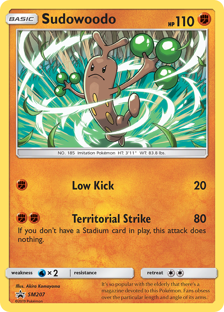 Sudowoodo (SM207) [Sun & Moon: Black Star Promos] | Shuffle n Cut Hobbies & Games