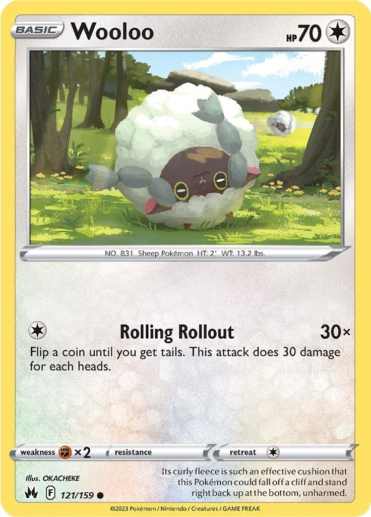 Wooloo (121/159) [Sword & Shield: Crown Zenith] | Shuffle n Cut Hobbies & Games