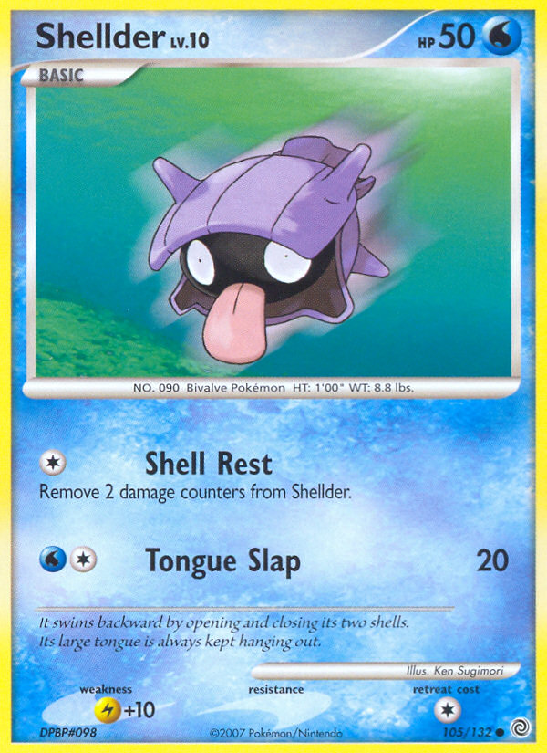 Shellder (105/132) [Diamond & Pearl: Secret Wonders] | Shuffle n Cut Hobbies & Games