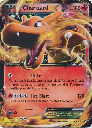 Charizard EX (11/106) (Jumbo Card) [XY: Flashfire] | Shuffle n Cut Hobbies & Games