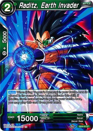 Raditz, Earth Invader [SD9-02] | Shuffle n Cut Hobbies & Games