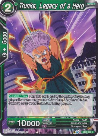 Trunks, Legacy of a Hero [DB3-062] | Shuffle n Cut Hobbies & Games