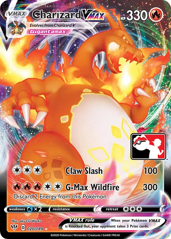 Charizard VMAX (020/189) [Prize Pack Series One] | Shuffle n Cut Hobbies & Games