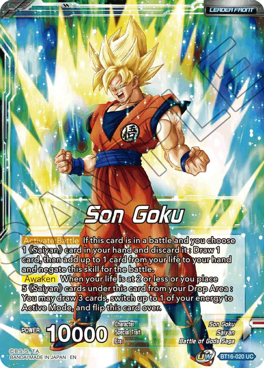 Son Goku // SSG Son Goku, Crimson Warrior (BT16-020) [Realm of the Gods Prerelease Promos] | Shuffle n Cut Hobbies & Games