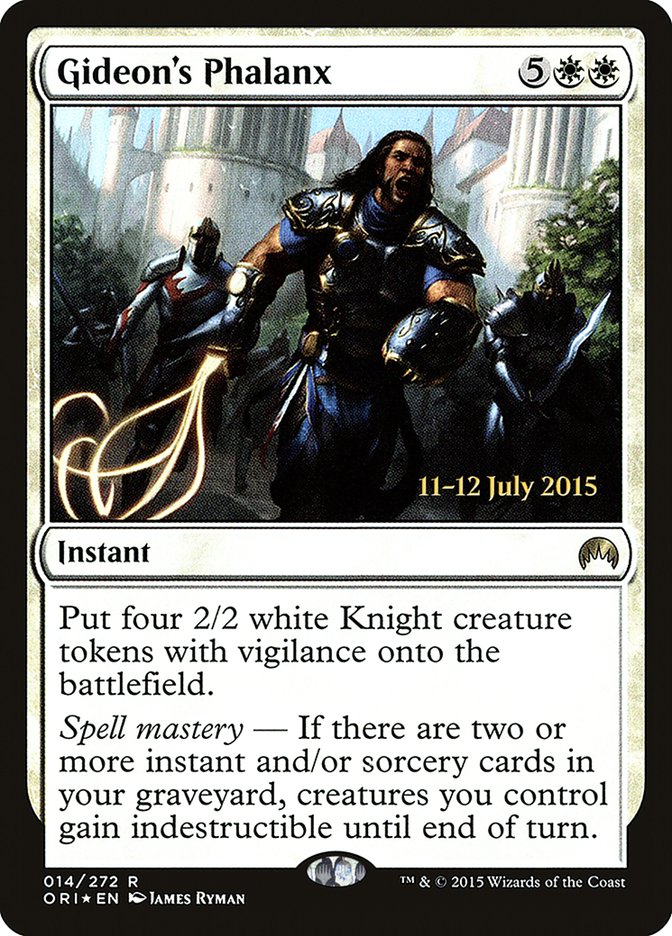 Gideon's Phalanx [Magic Origins Prerelease Promos] | Shuffle n Cut Hobbies & Games