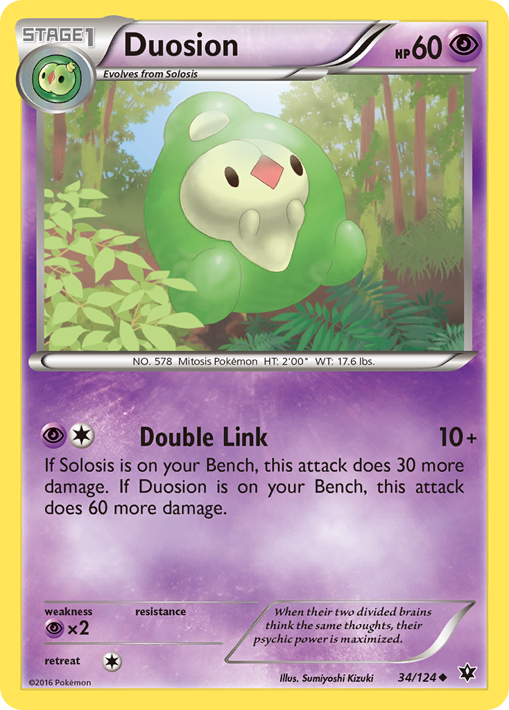 Duosion (34/124) [XY: Fates Collide] | Shuffle n Cut Hobbies & Games