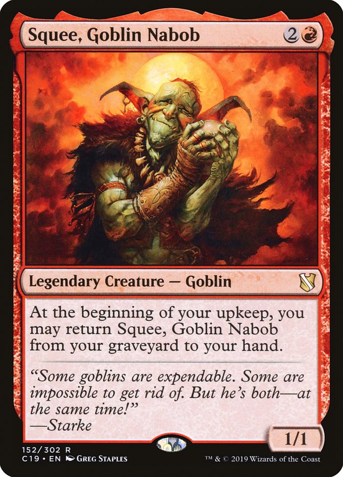 Squee, Goblin Nabob [Commander 2019] | Shuffle n Cut Hobbies & Games