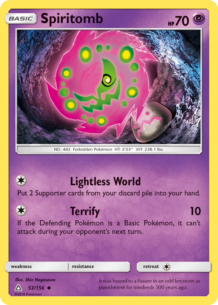 Spiritomb (53/156) [Sun & Moon: Ultra Prism] | Shuffle n Cut Hobbies & Games