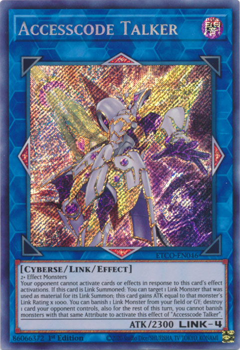 Accesscode Talker [ETCO-EN046] Secret Rare | Shuffle n Cut Hobbies & Games