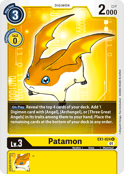 Patamon [EX1-024] [Classic Collection] | Shuffle n Cut Hobbies & Games