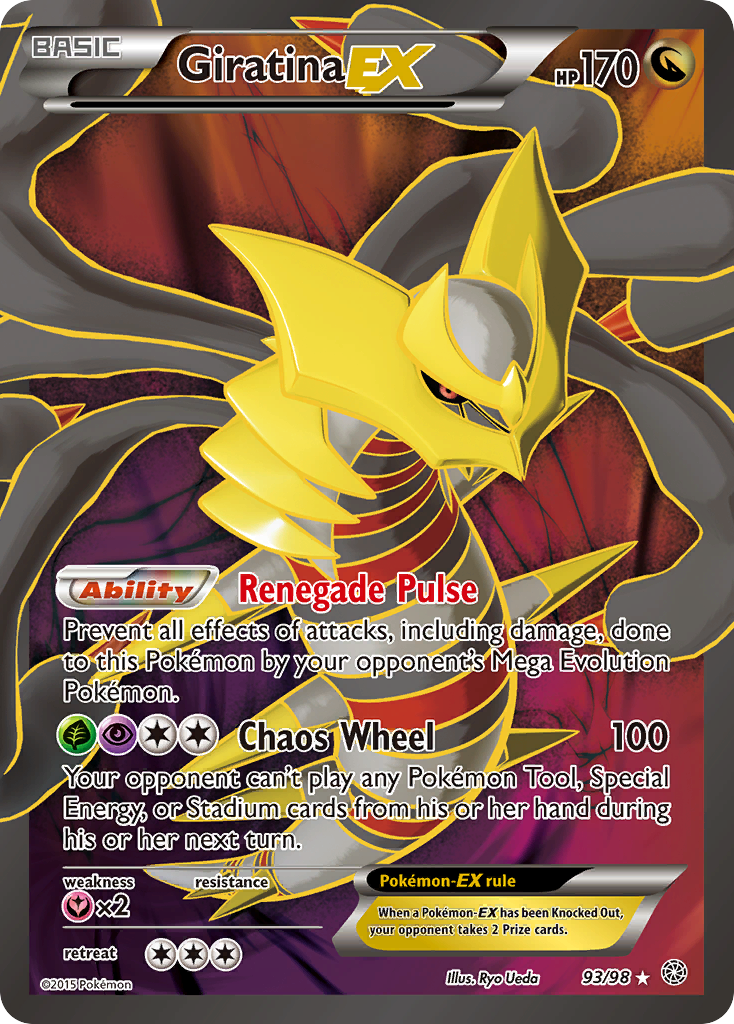 Giratina EX (93/98) [XY: Ancient Origins] | Shuffle n Cut Hobbies & Games