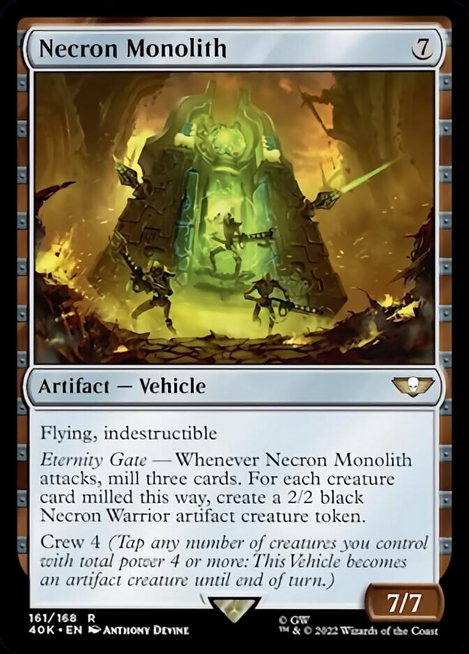 Necron Monolith (Surge Foil) [Warhammer 40,000] | Shuffle n Cut Hobbies & Games