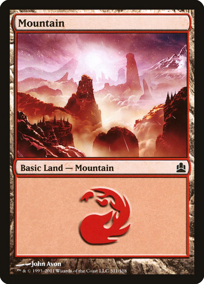 Mountain (311) [Commander 2011] | Shuffle n Cut Hobbies & Games