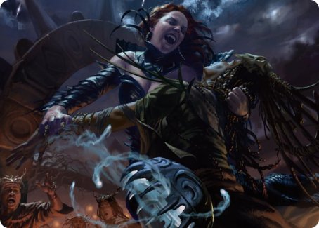 Olivia's Midnight Ambush Art Card [Innistrad: Midnight Hunt Art Series] | Shuffle n Cut Hobbies & Games