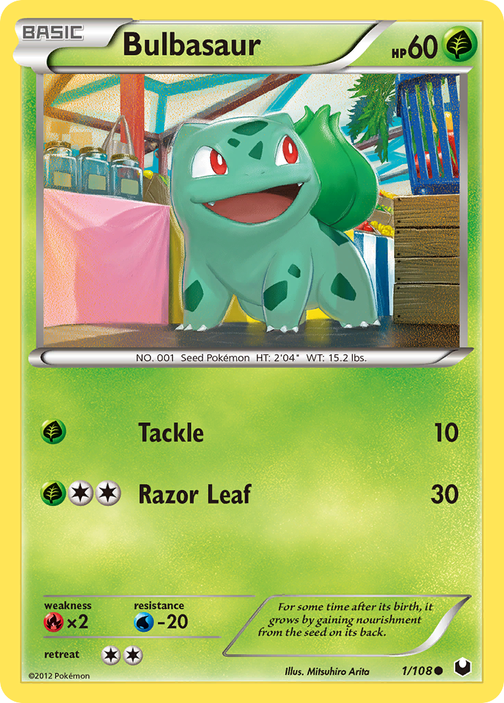 Bulbasaur (1/108) [Black & White: Dark Explorers] | Shuffle n Cut Hobbies & Games