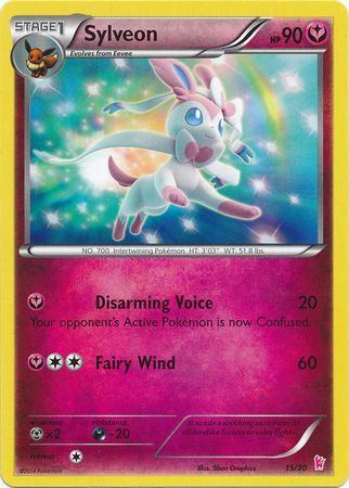 Sylveon (15/30) [XY: Trainer Kit - Sylveon] | Shuffle n Cut Hobbies & Games