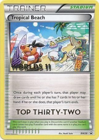 Tropical Beach (BW28) (Top 32) [Black & White: Black Star Promos] | Shuffle n Cut Hobbies & Games