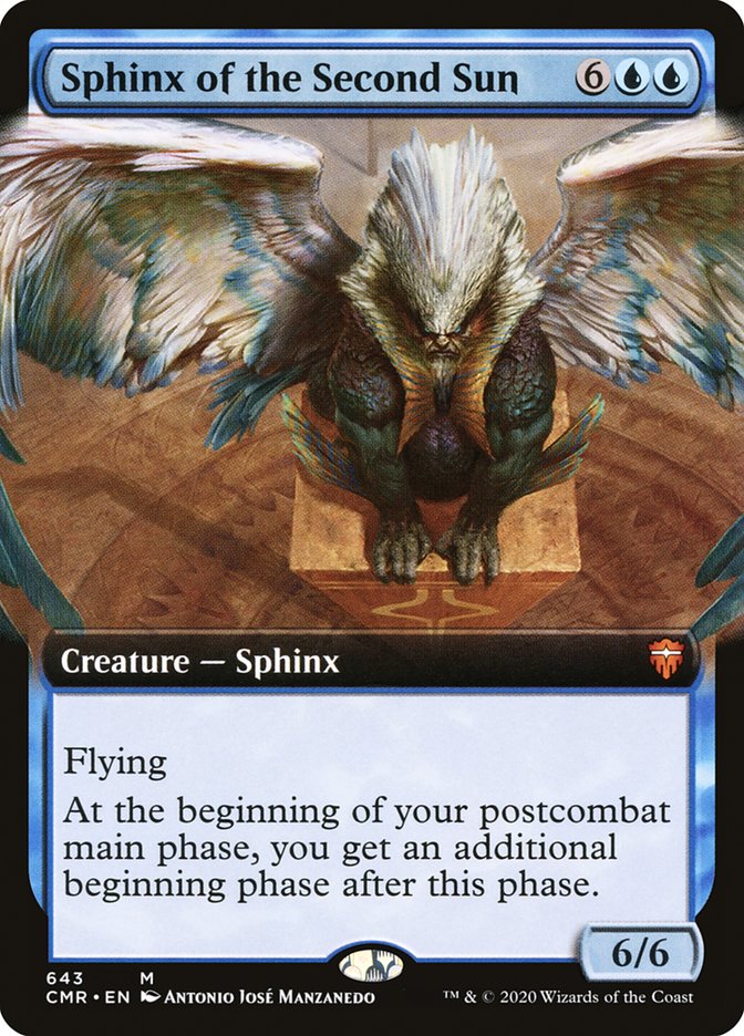 Sphinx of the Second Sun (Extended Art) [Commander Legends] | Shuffle n Cut Hobbies & Games