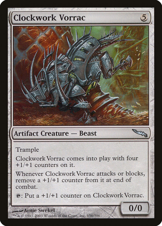 Clockwork Vorrac [Mirrodin] | Shuffle n Cut Hobbies & Games