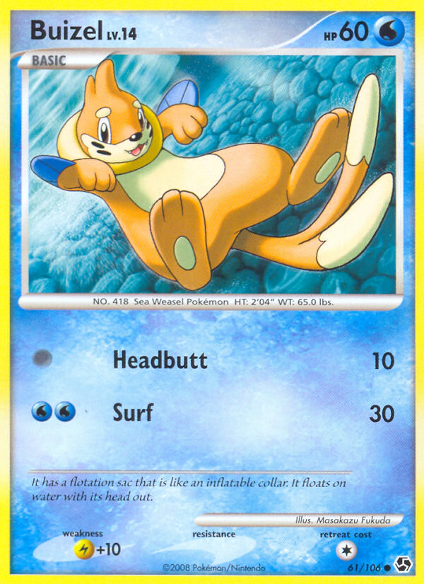 Buizel (61/106) [Diamond & Pearl: Great Encounters] | Shuffle n Cut Hobbies & Games