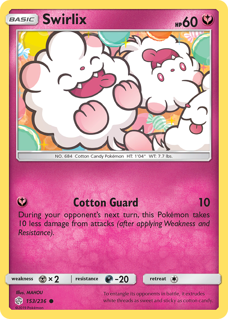 Swirlix (153/236) [Sun & Moon: Cosmic Eclipse] | Shuffle n Cut Hobbies & Games