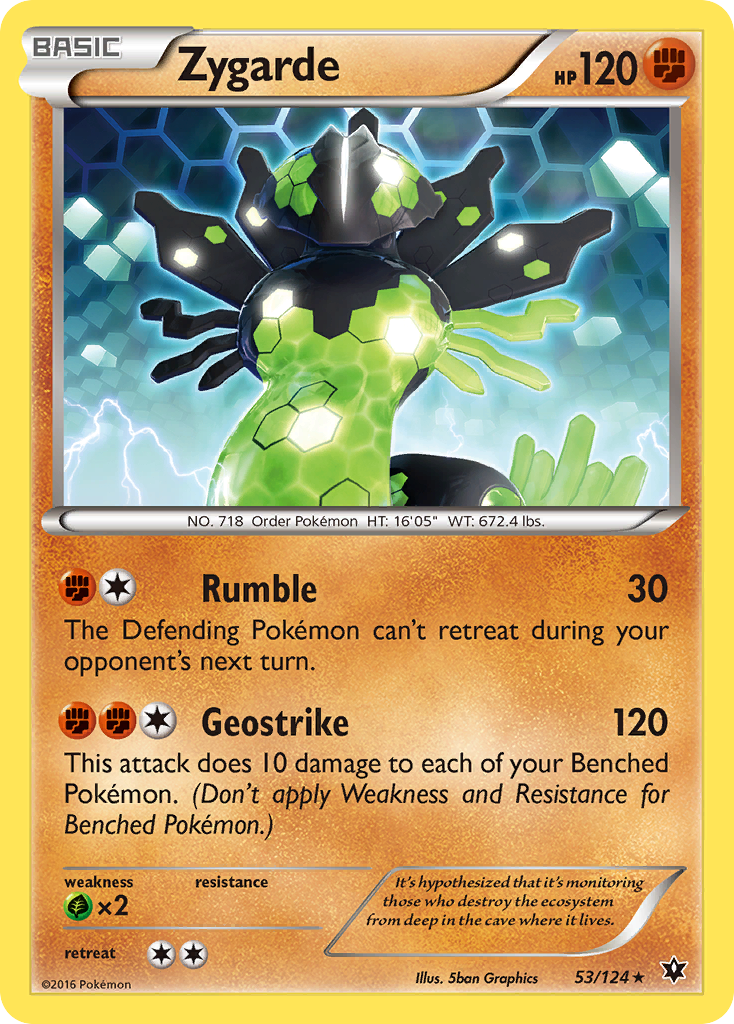 Zygarde (53/124) [XY: Fates Collide] | Shuffle n Cut Hobbies & Games