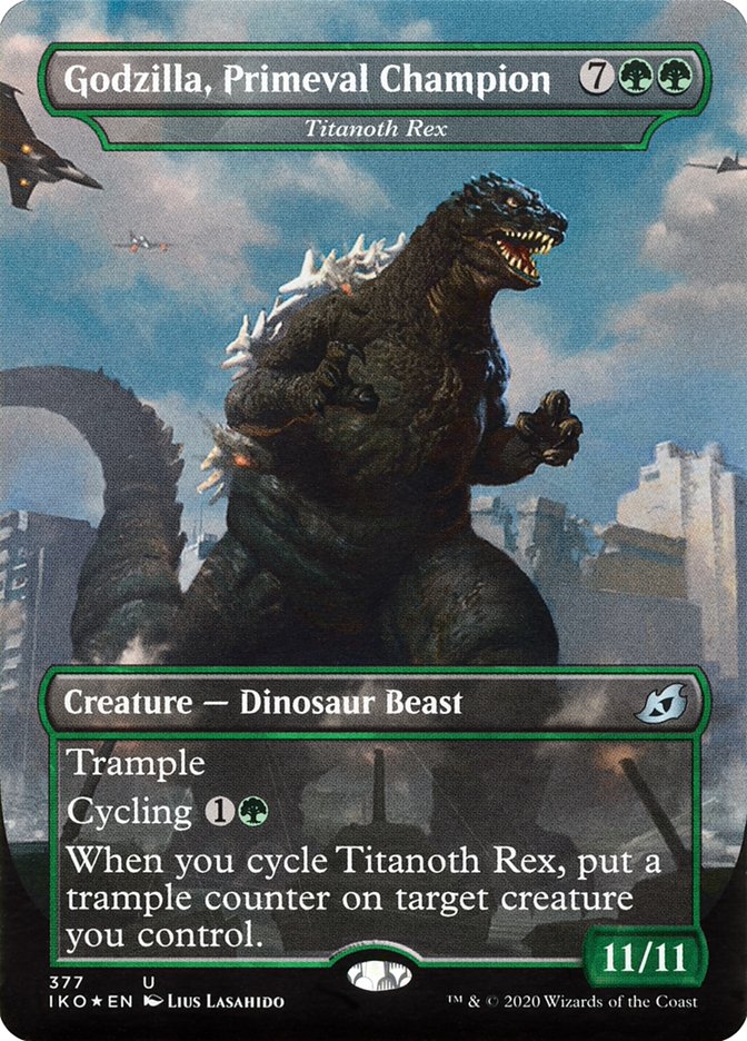 Titanoth Rex - Godzilla, Primeval Champion (Godzilla Series) [Ikoria: Lair of Behemoths] | Shuffle n Cut Hobbies & Games