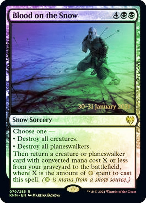 Blood on the Snow [Kaldheim Prerelease Promos] | Shuffle n Cut Hobbies & Games