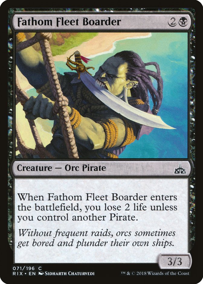 Fathom Fleet Boarder [Rivals of Ixalan] | Shuffle n Cut Hobbies & Games