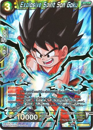 Explosive Spirit Son Goku [BT3-088] | Shuffle n Cut Hobbies & Games