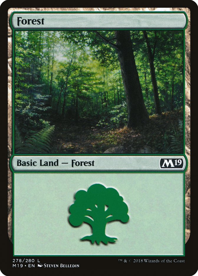 Forest (278) [Core Set 2019] | Shuffle n Cut Hobbies & Games