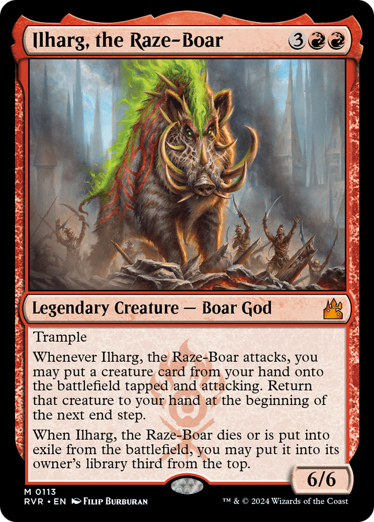 Ilharg, the Raze-Boar [Ravnica Remastered] | Shuffle n Cut Hobbies & Games