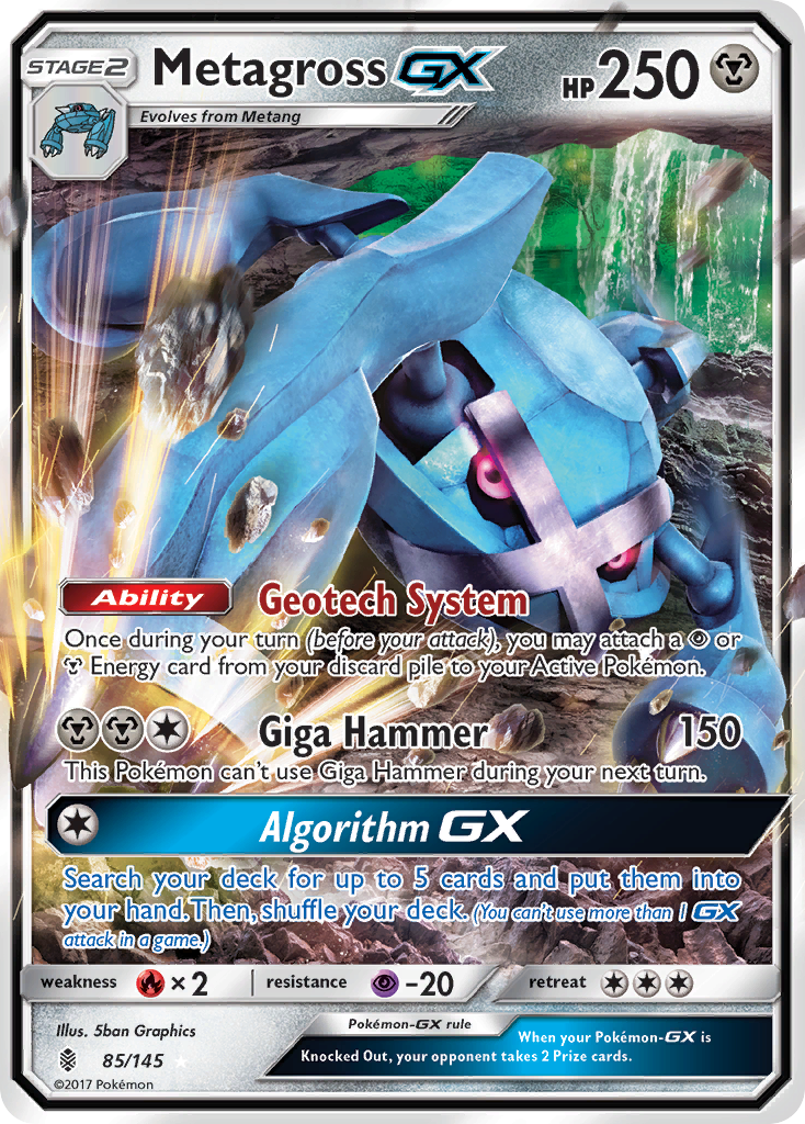 Metagross GX (85/145) [Sun & Moon: Guardians Rising] | Shuffle n Cut Hobbies & Games