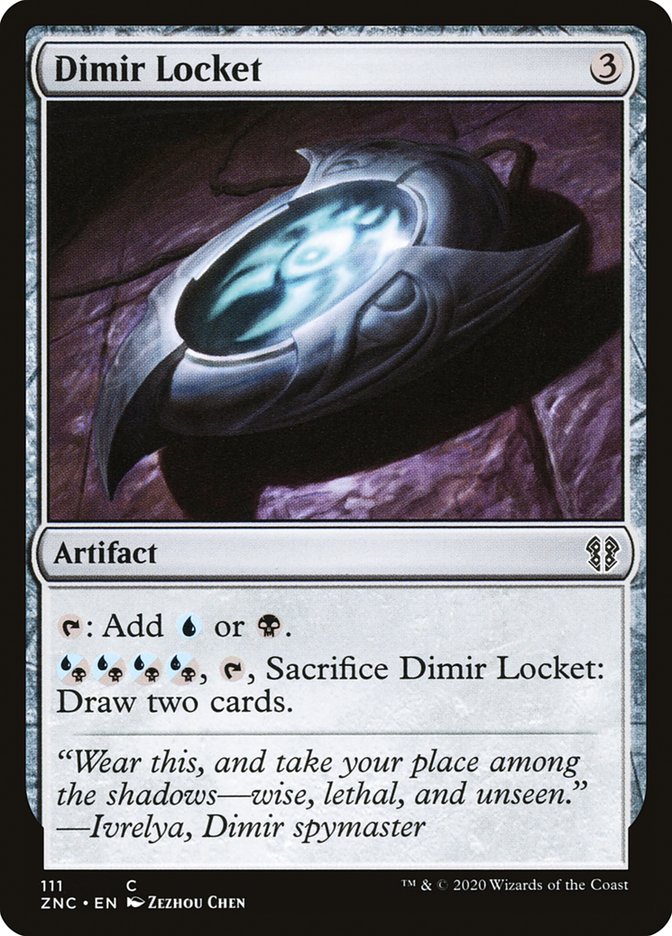 Dimir Locket [Zendikar Rising Commander] | Shuffle n Cut Hobbies & Games